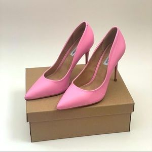 Steve Madden heels, Daisie Pink Leath size 8M